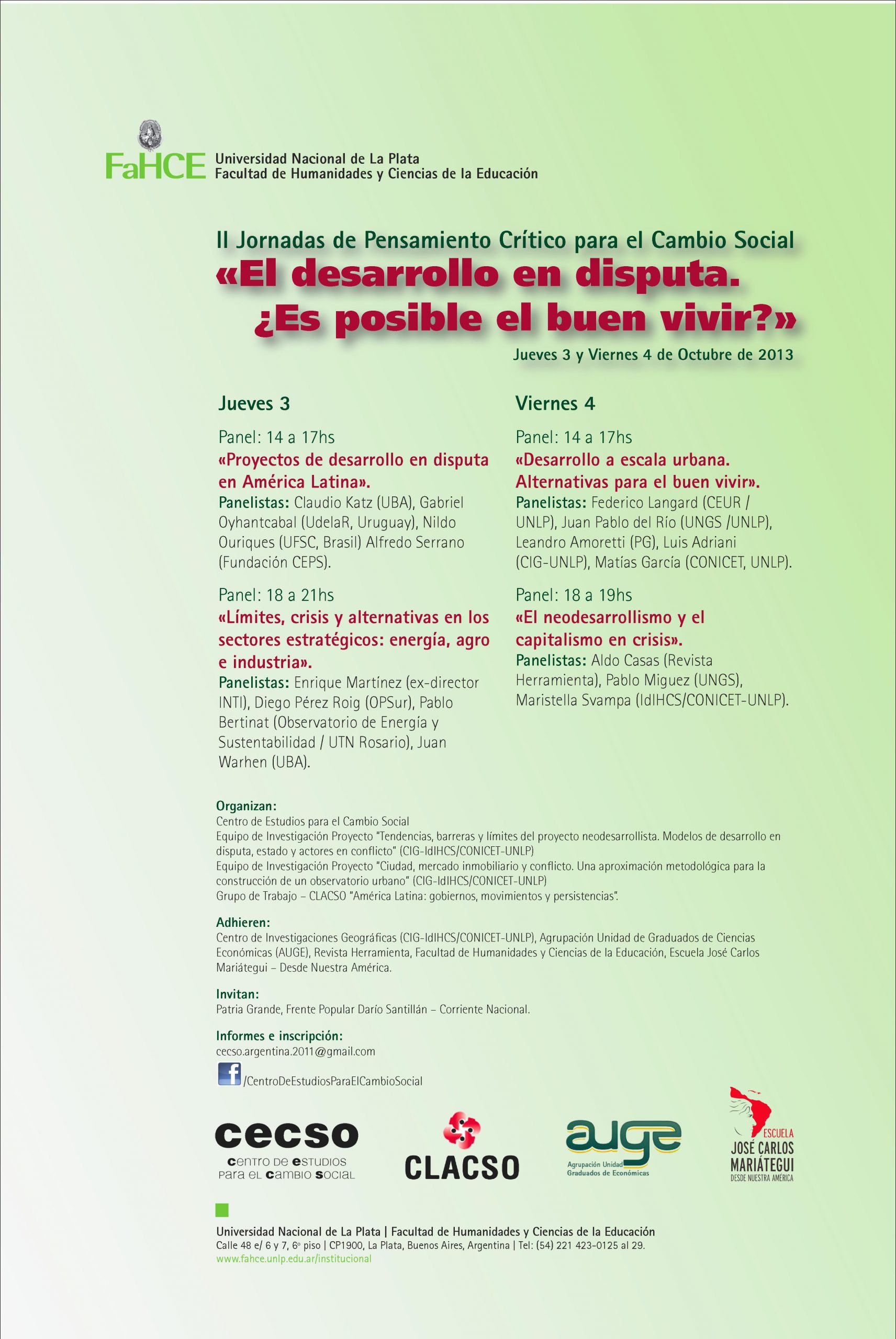 Jornadas de Pensamento Crítico para a Mudança Social