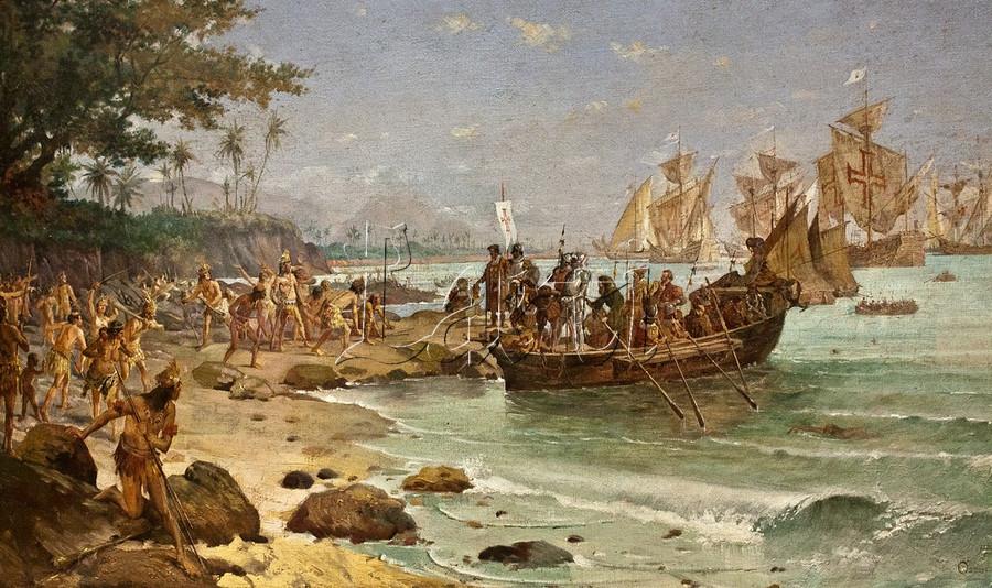Os portugueses chegam a Pindorama
