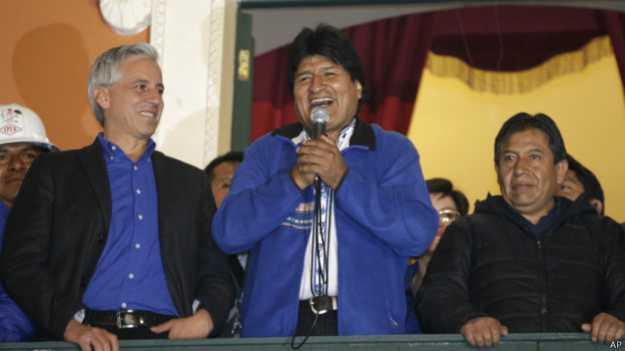 Evo Morales é eleito presidente da Bolívia pela terceira vez