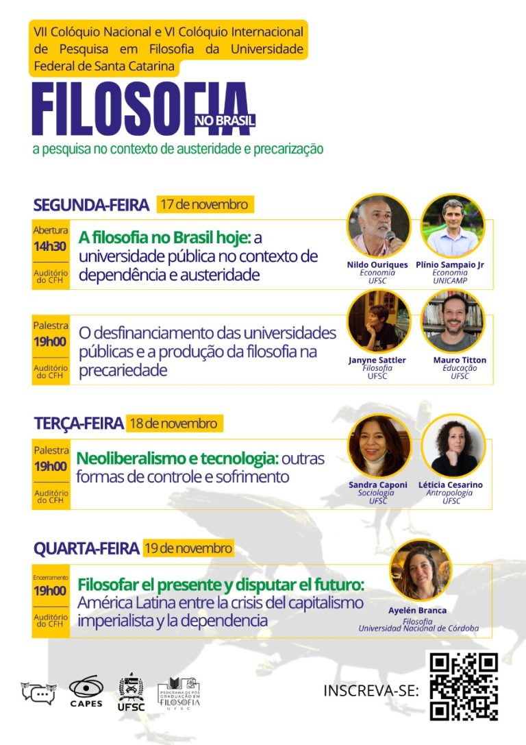 Colóquio de Pesquisa em Filosofia da UFSC