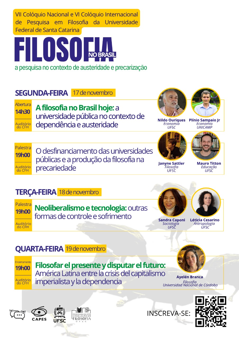 Colóquio de Pesquisa em Filosofia da UFSC