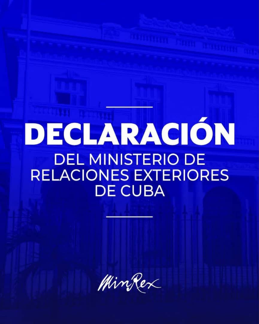 Cuba: Declaração do Ministério das Relações Exteriores
