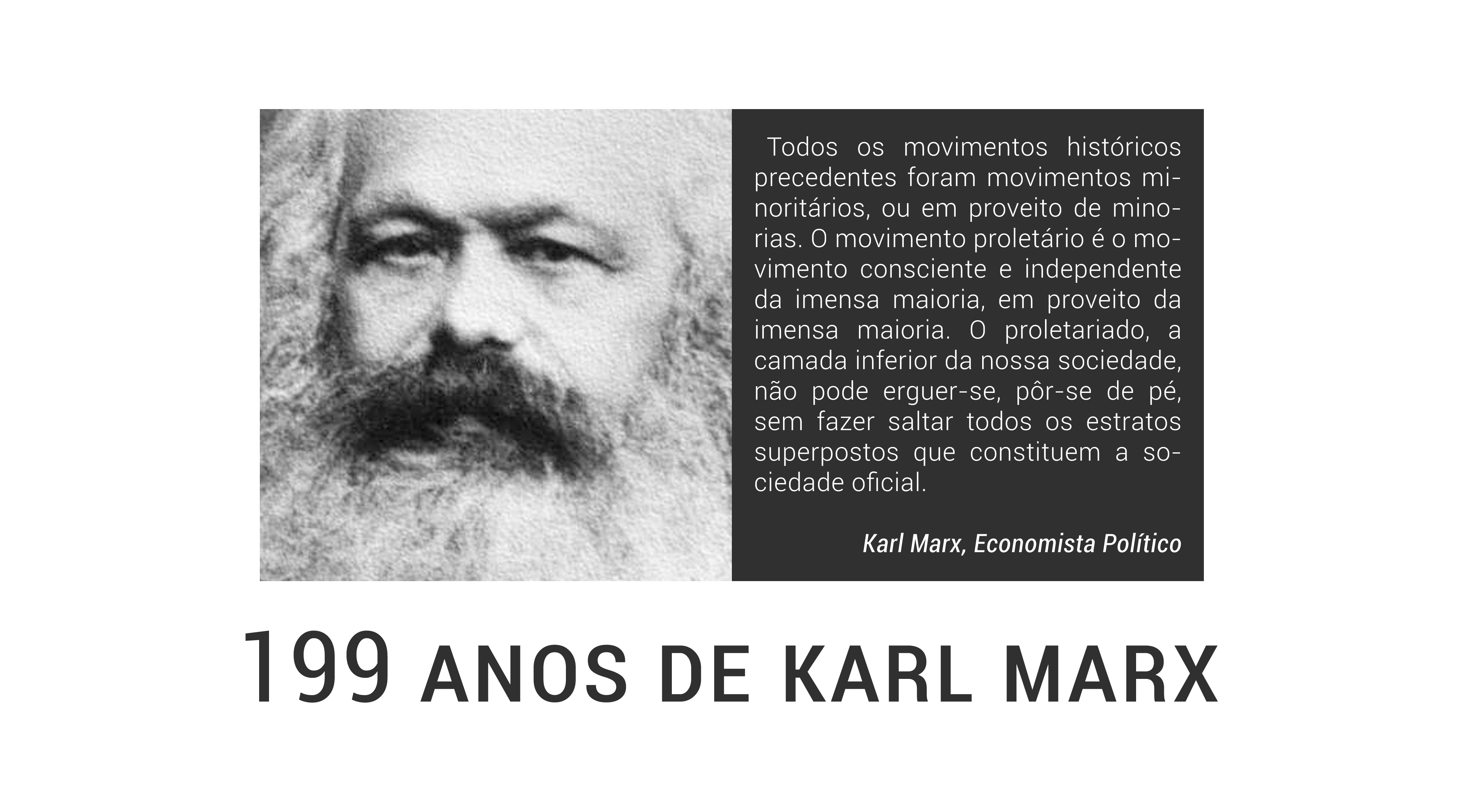 5 de maio, aniversário de Karl Marx
