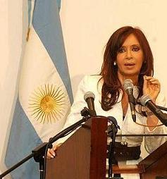 Argentina já tem nova presidente