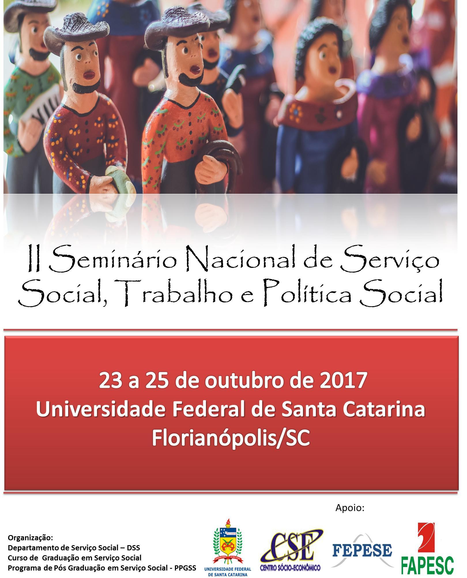 II Seminário Nacional de Serviço Social, Trabalho e Política Social