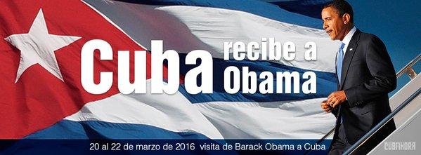 Obama chega hoje a Cuba