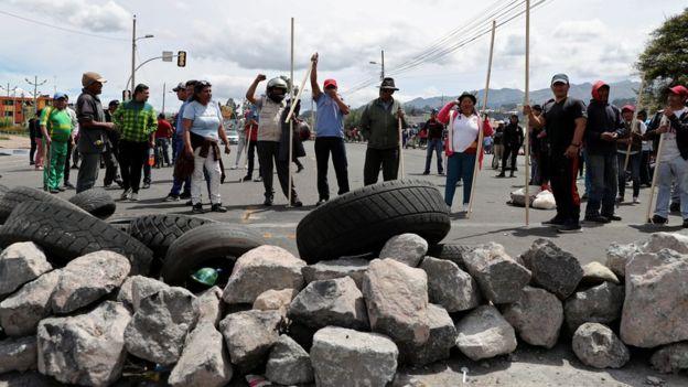 Equador caminha para uma greve geral