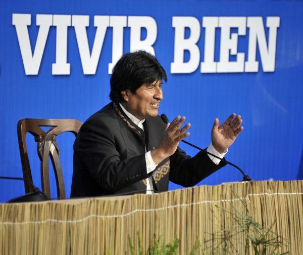 Evo Morales e o “vivir bien”