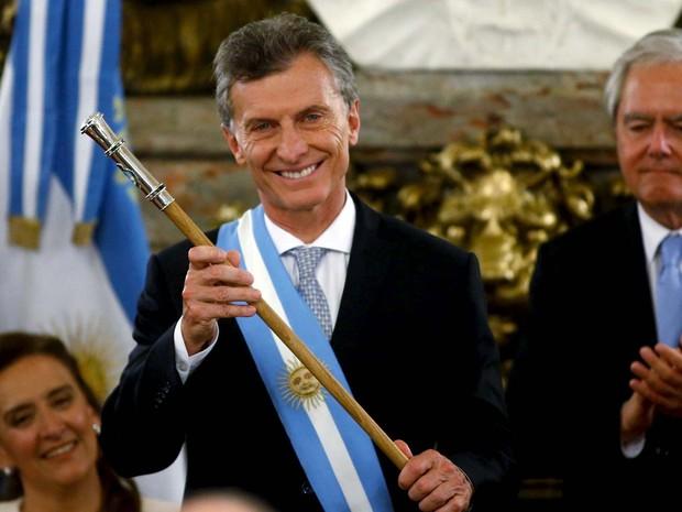 Macri assume como presidente na Argentina