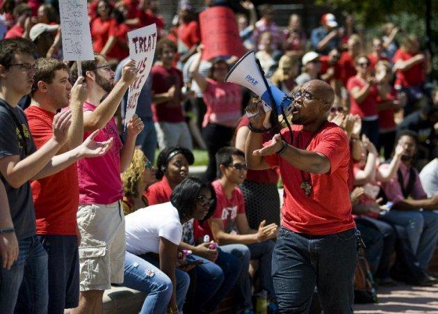 EUA: estudantes universitários protestam