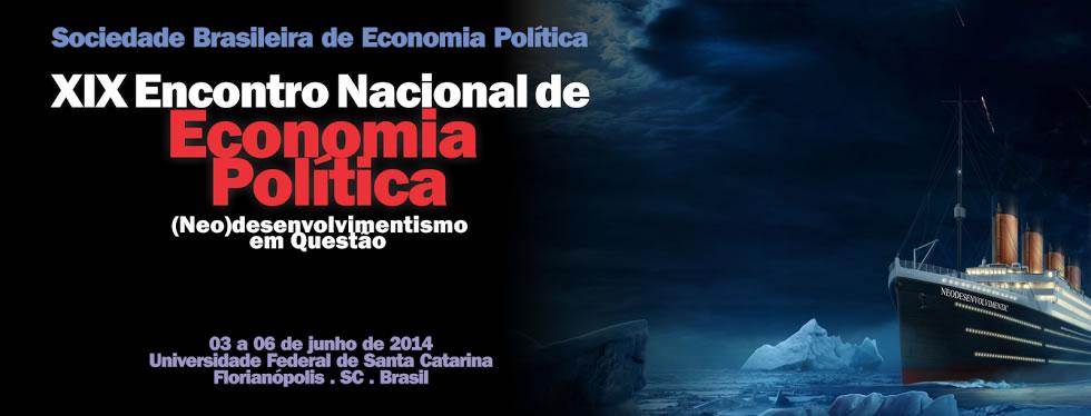 XIX Encontro nacional de Economia Política